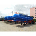 18000 Liters 98% Sulfuric Acid Semi Trailer Tanker